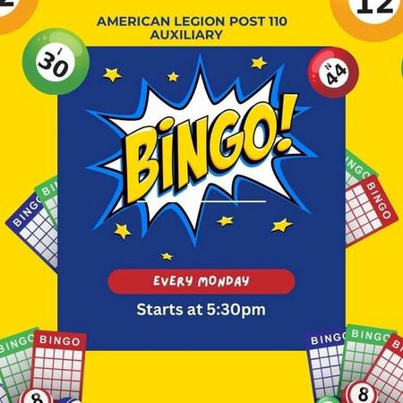 Auxiliary Bingo Every Monday